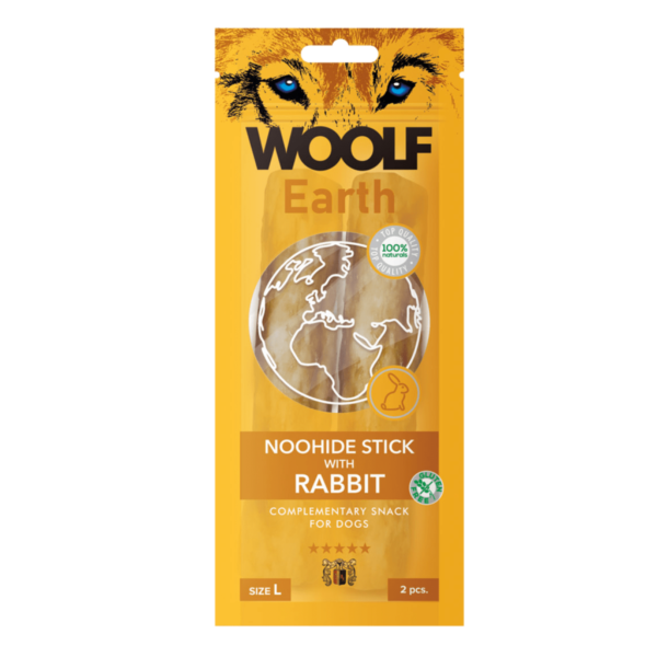 Woolf Earth Noohide Flat Bar with Rabbit - Slika 3