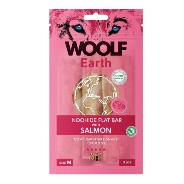 Woolf Earth Noohide Flat Bar with Salmon - Slika 2