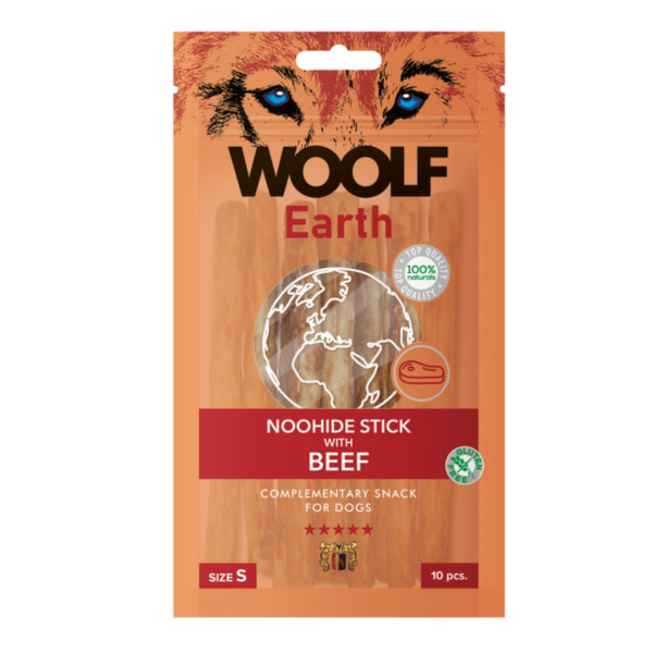 Woolf Earth Noohide Flat Bar with Beef