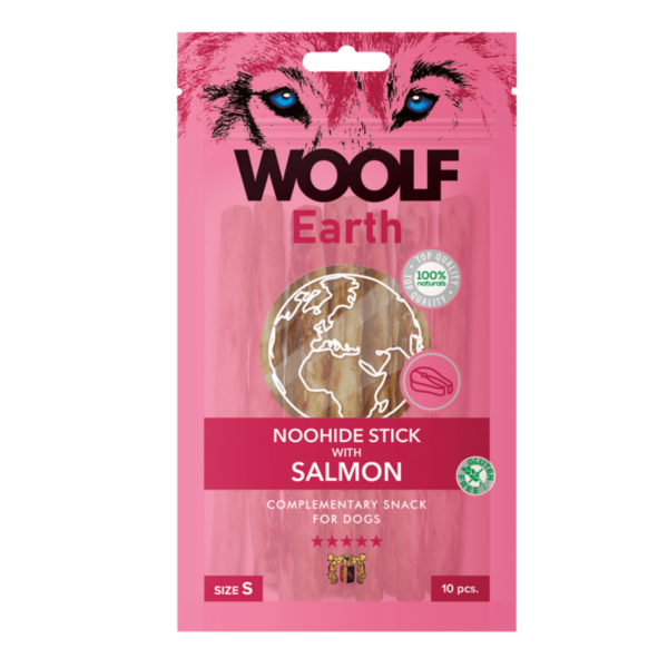 Woolf Earth Noohide Flat Bar with Salmon