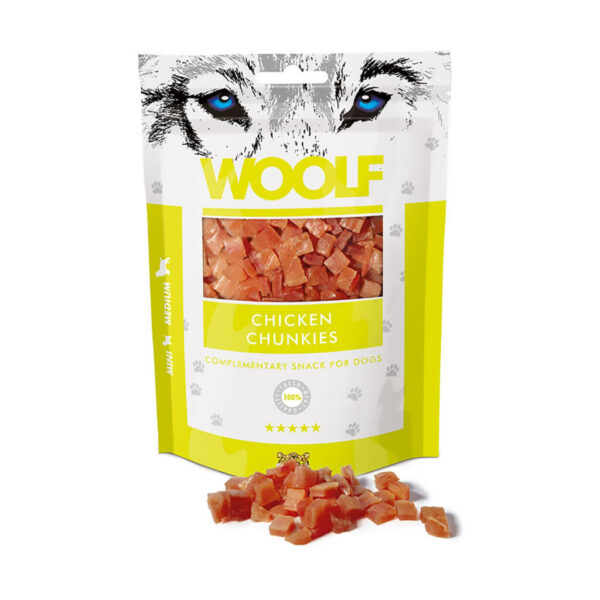 Woolf Chicken Chunkies 100g