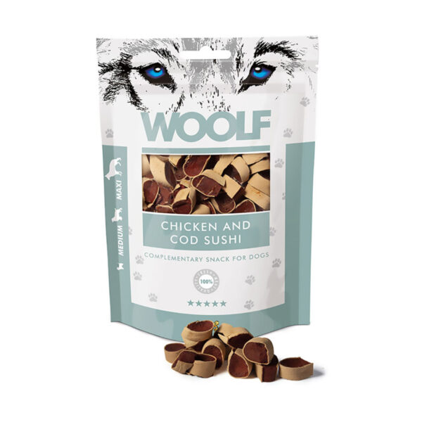 Wollf Chicken and Cod Sushi 100g