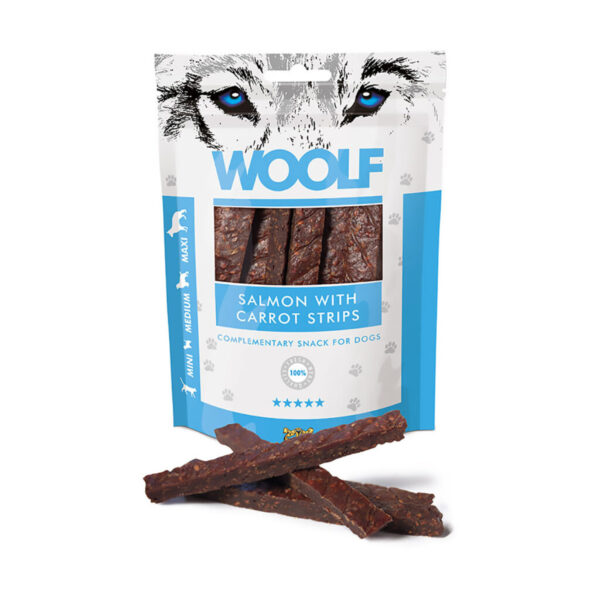 Wollf Salmon with Carrot Strips 100g