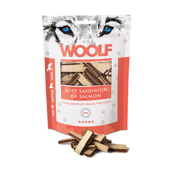 Wollf Soft Sandwich of Salmon 100g
