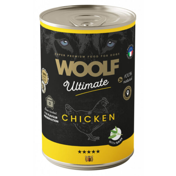 Woolf Ultimate wet food Chicken 400g