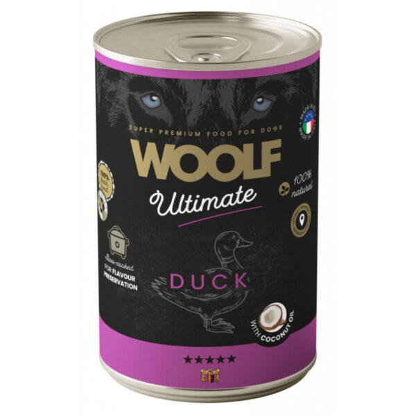 Woolf Ultimate wet food Duck 400g