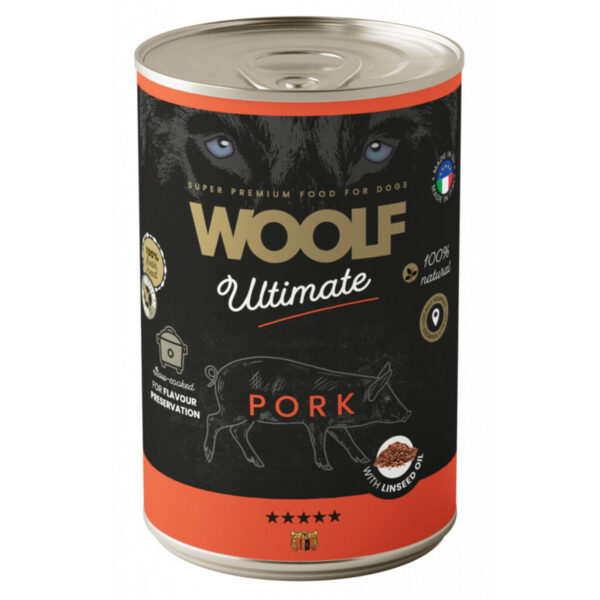 Woolf Ultimate wet food Pork 400g
