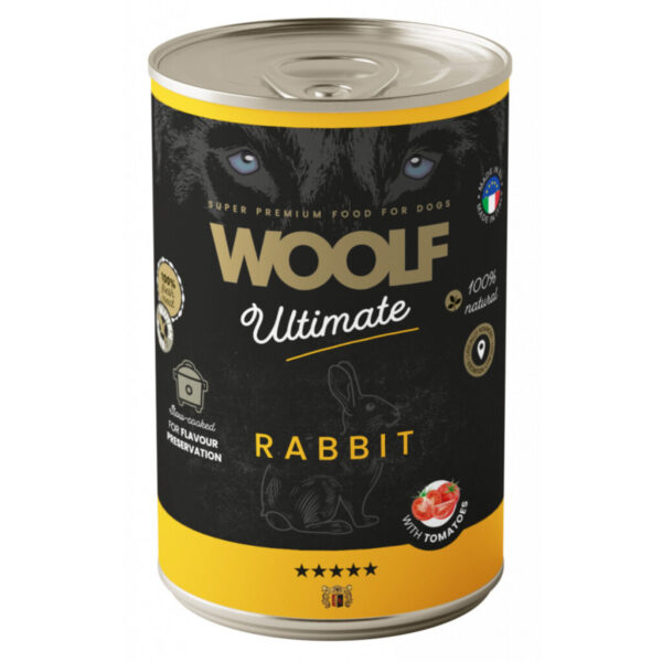Woolf Ultimate wet food Rabbit 400g