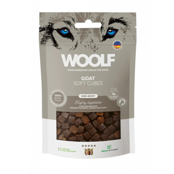 Woolf Soft Cubes Goat 100g